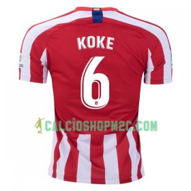 Atlético Madrid KOKE 6 Maglia Prima 2019/2020 Manica Corta